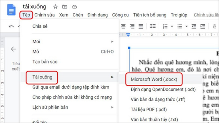 Chuyển hình ảnh thành văn bản bằng Google Tài liệu - Bước 5