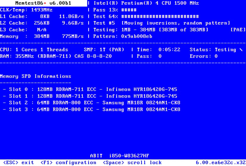 Cách sửa lỗi BSOD Memory Management bằng cách chạy MemTest86