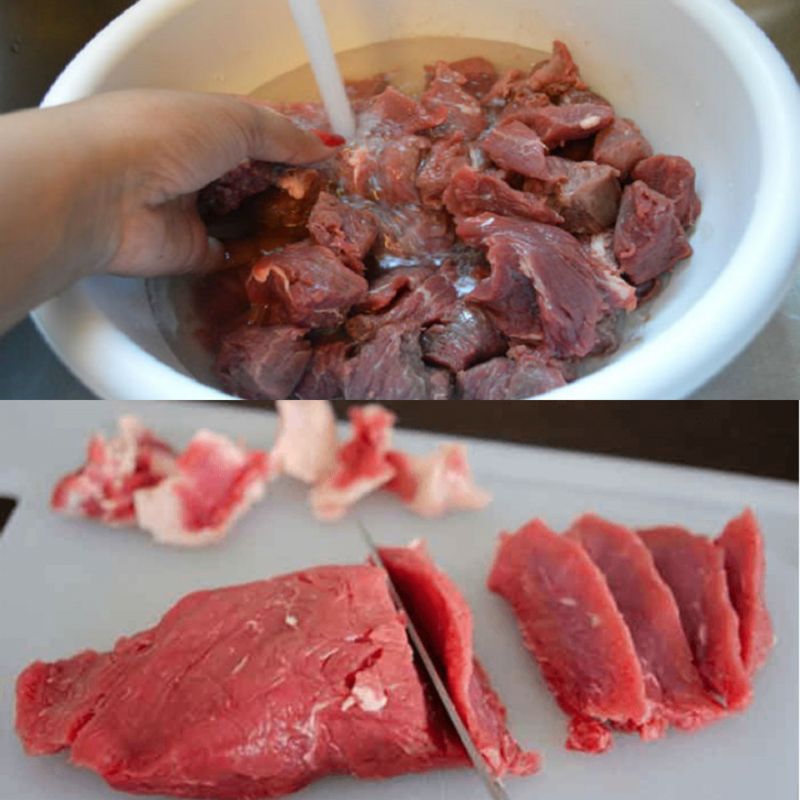 Các bước để làm món thịt bò xào thơm mềm, không dai - 2