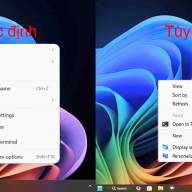 Cách thay đổi kích thước thanh Taskbar và menu ngữ cảnh trên Windows 11