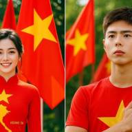 Cách dùng ChatGPT tạo ảnh chụp với rừng cờ Tổ quốc để chào mừng ngày 2/9